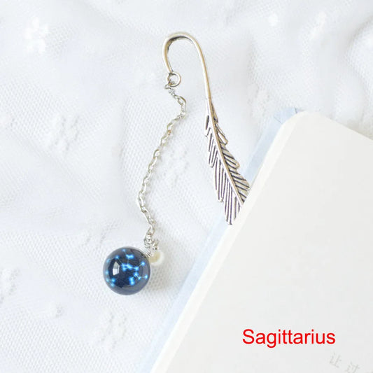 Luminous Sagittarius Constellations Metal Bookmark – Perfect Bookmark for Sagittarius Fans