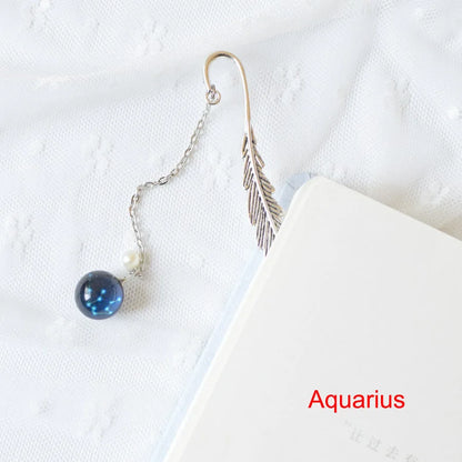 Luminous Scorpio Constellations Metal Bookmark – Perfect Bookmark for Astrology Fans