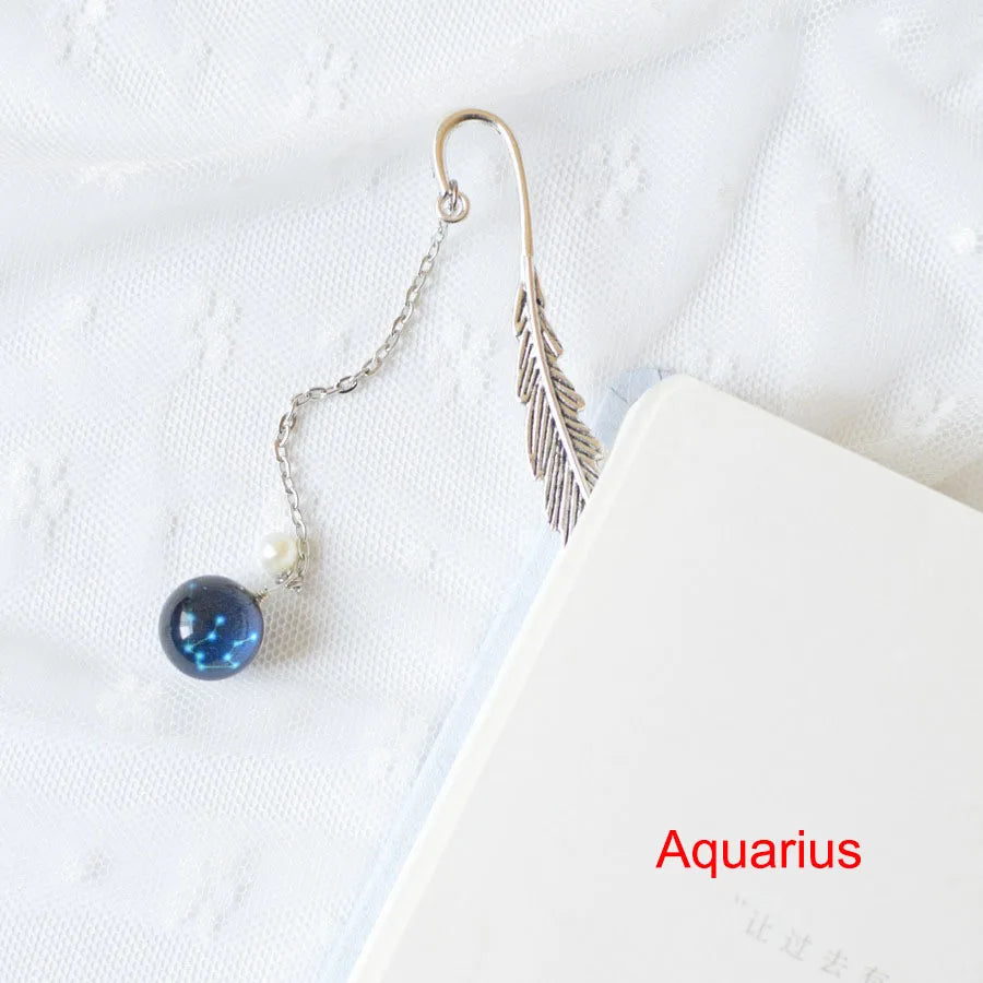 Luminous Taurus Constellations Metal Bookmark – Ideal Gift for Taurus Zodiac Lovers