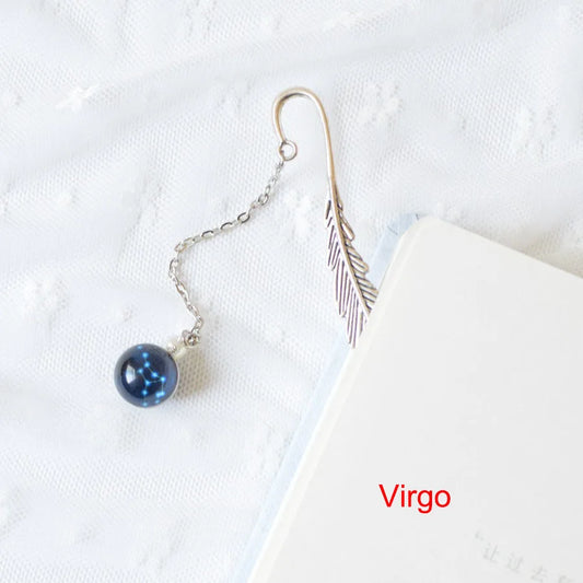 Virgo Luminous Constellations Metal Bookmark