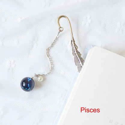 Luminous Pisces Constellations Metal Bookmark – A Must-Have for Pisces Zodiac Fans