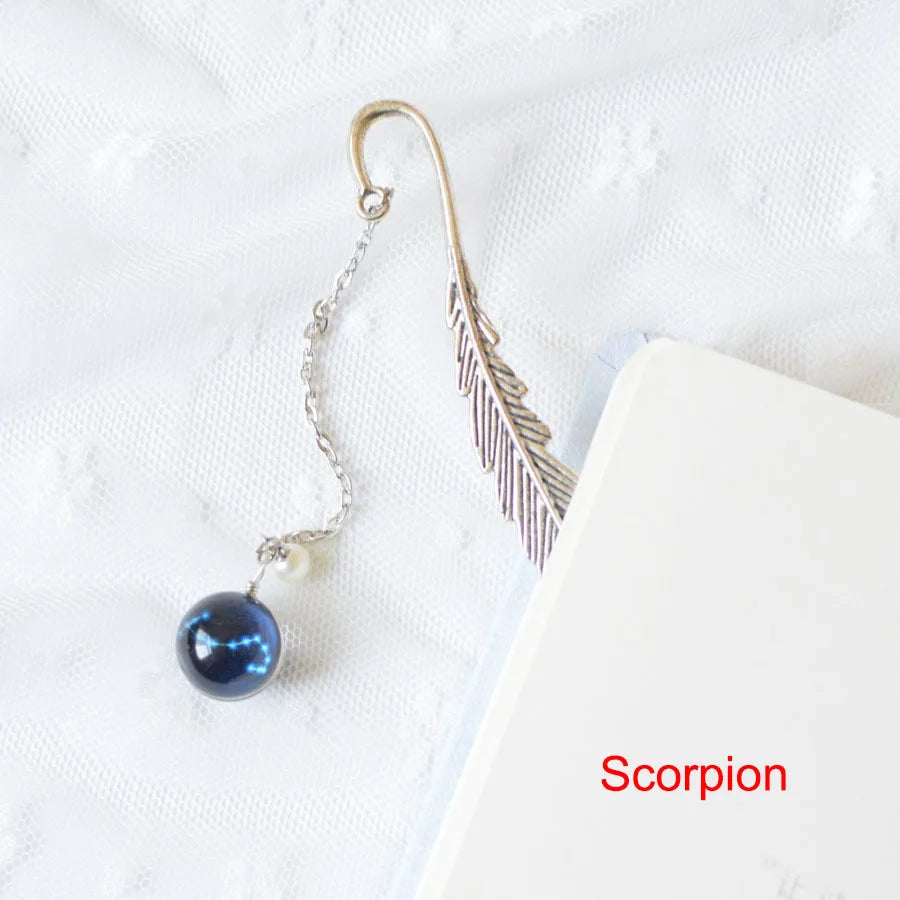 Luminous Capricornus Constellations Metal Bookmark – A Stylish Bookmark for Capricorn Fans