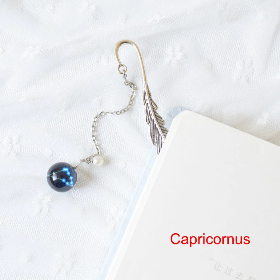 Luminous Capricornus Constellations Metal Bookmark – A Stylish Bookmark for Capricorn Fans