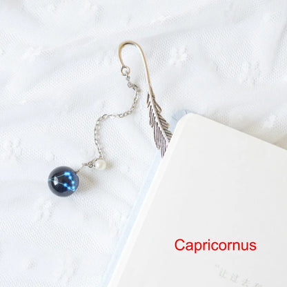 Luminous Scorpio Constellations Metal Bookmark – Perfect Bookmark for Astrology Fans