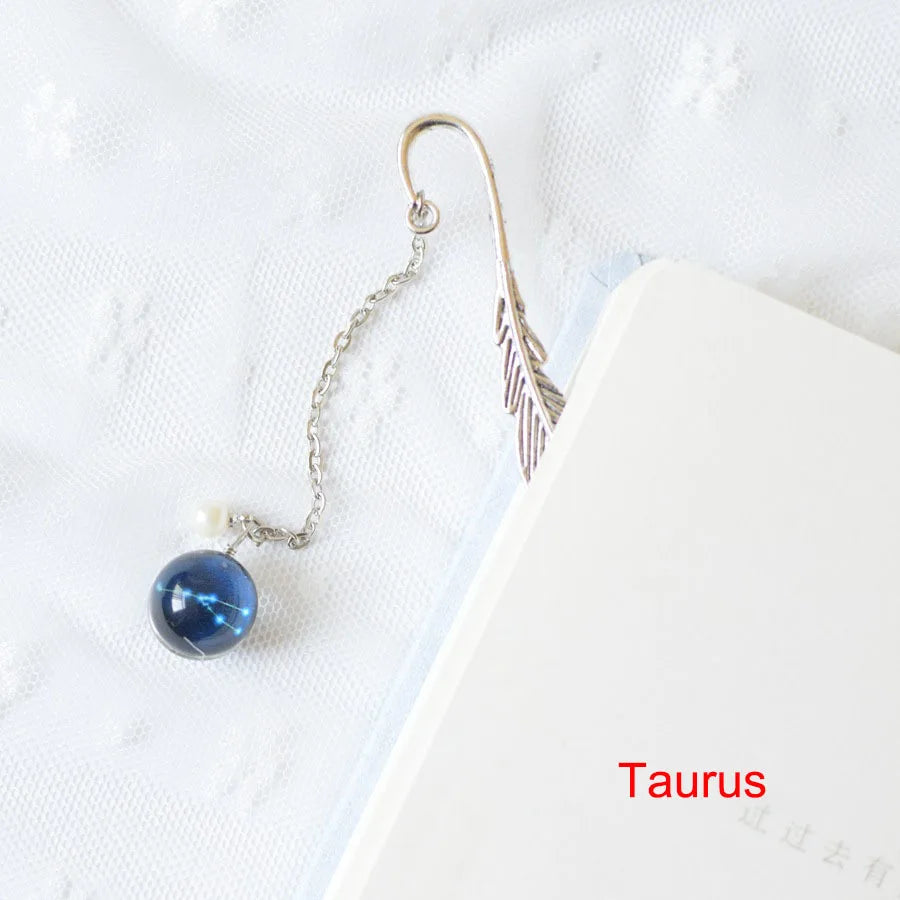 Luminous Capricornus Constellations Metal Bookmark – A Stylish Bookmark for Capricorn Fans