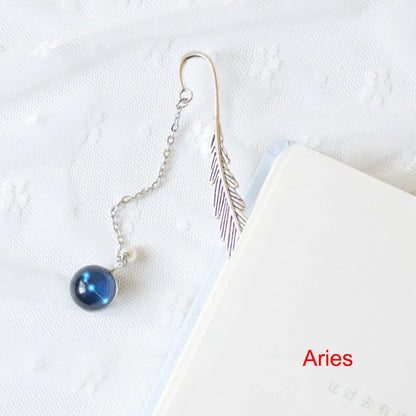 Luminous Pisces Constellations Metal Bookmark – A Must-Have for Pisces Zodiac Fans