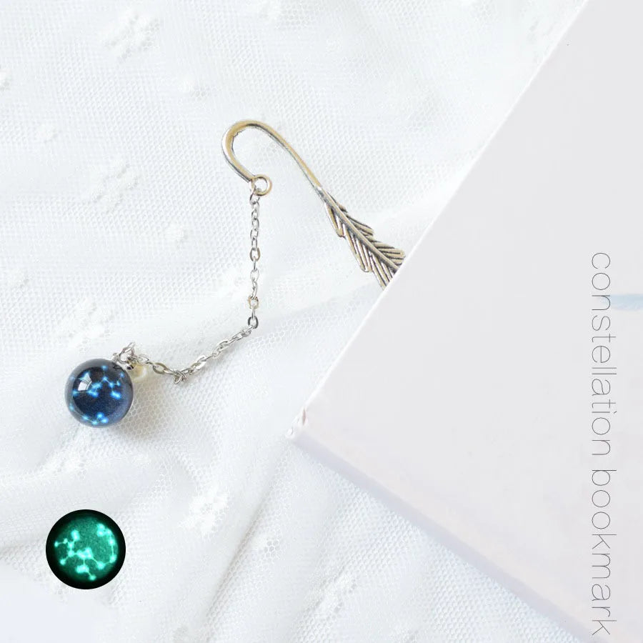 Luminous Gemini Constellations Metal Bookmark – A Stylish Gift for Gemini Fans