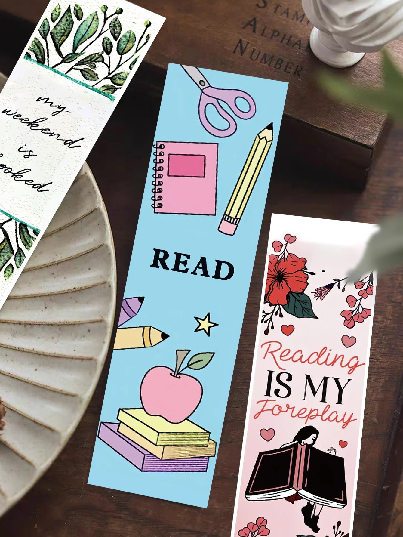 30PCS Creative Bookmarks