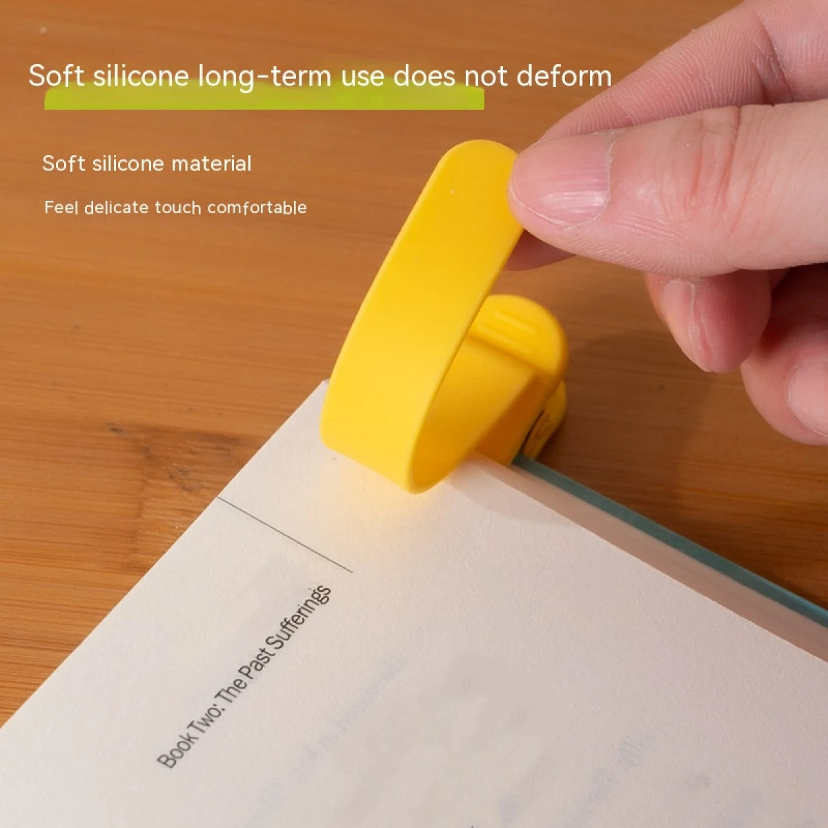 Colorful Silicone Bookmark