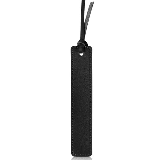 Vintage Black Classic Leather Bookmark