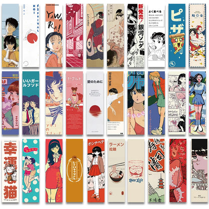 30pcs Japanese Style Vintage Paper Bookmarks