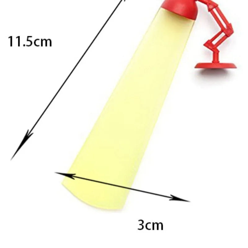 Red Bookmark With Table Lamp Shape