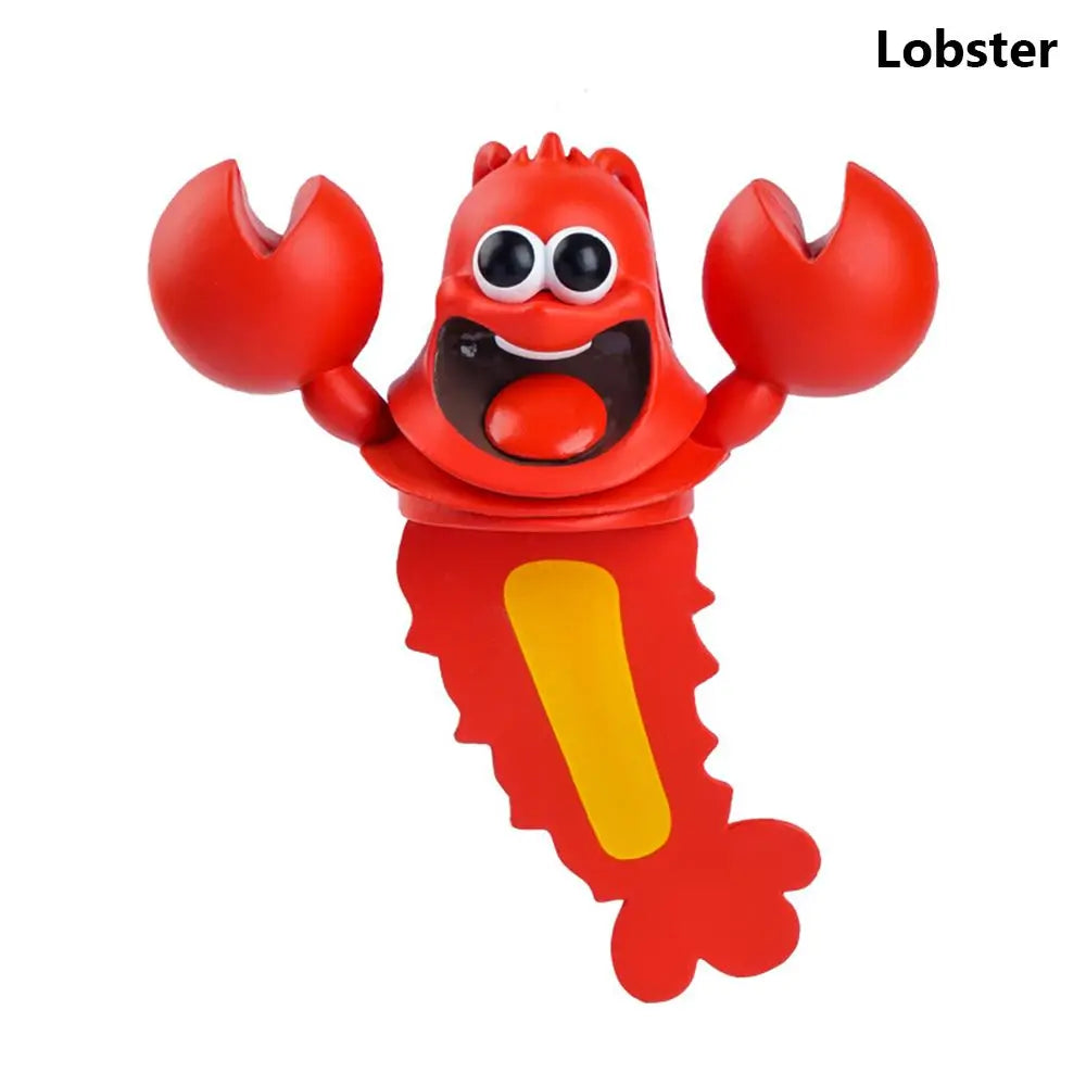 3D Lobster Ocean Series Bookmark – Cute Cartoon PVC Page Marker