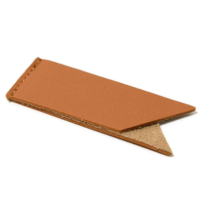 Vintage PU Leather Magnetic Bookmark in Brown